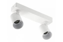 Decor Stropna svetilka SANTO aluminij IP20 max. 20W*2 dvojna okrogla bela. 1208963998