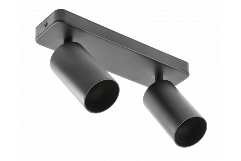 Decor Plafonska svetilka SANTO BIS aluminij IP20 maks. 20W*2 dvojna okrogla črna. 1208963999