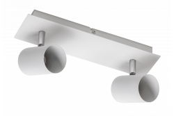 Decor Plafondarmatuur VENETO IP20 max. 20W 2 x GU10 okrogla bela. 1208964037