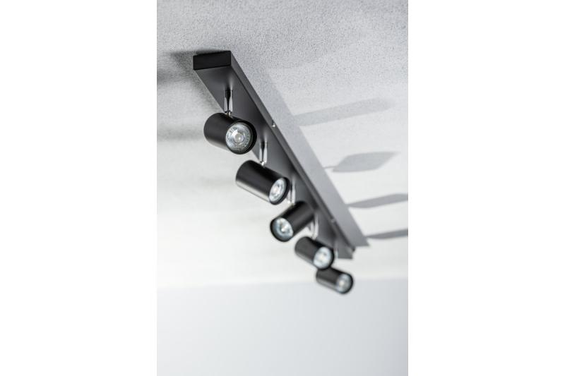 Decorluchter VENETO IP20 max. 20W 5 x GU10 okrogla črna. 1208964044