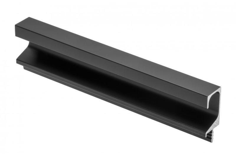 Neprekinjen aluminijast profil ročaja C l=3500mm črna mat 1208964055