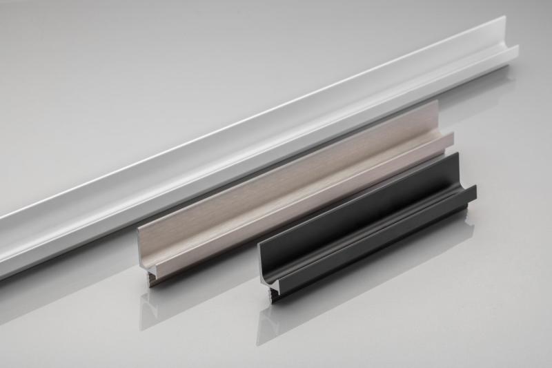 Neprekinjen aluminijasti ročaj profil L l=3500mm brušeno jeklo 1208964057