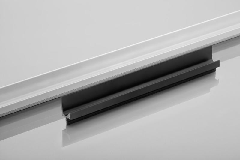 Neprekinjen profil ročaja iz aluminija L l=3500mm črna mat 1208964058
