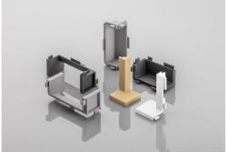 Notranji konektor VELLO profil L, inox, (10 kos./op.) 1208964159