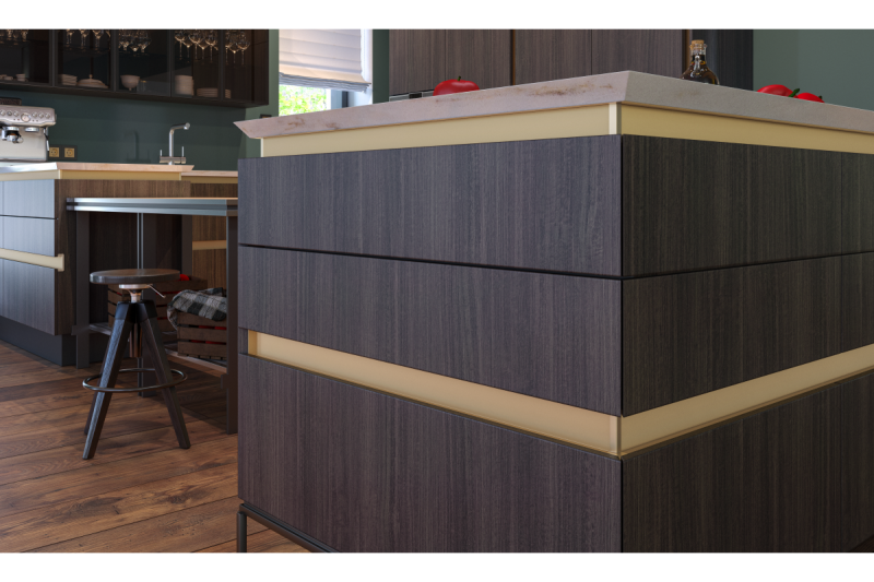 Notranji konektor VELLO profil L, inox, (10 kos./op.) 1208964159