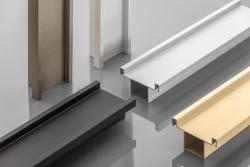 Aluminijasti profil, sistem brez ročajev VELLO, T obojestranski, bel, dolžina 3 m 1208964228