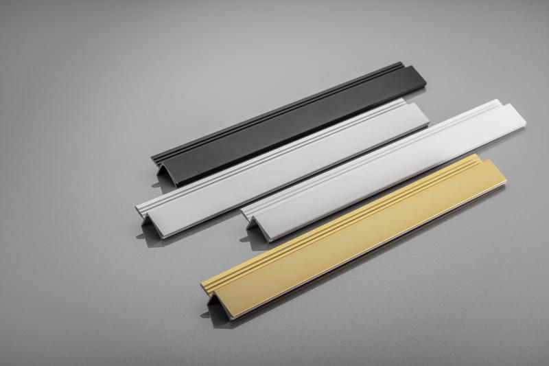 GTV VELLO profile, handleless system, retain, L=3000 mm, 16 mm, Al, white 1208964235