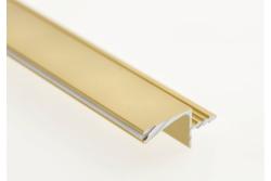 GTV VELLO profil, sistem brez ročajev, venec, L=3000 mm, 16 mm, Al, zlato 1208964237