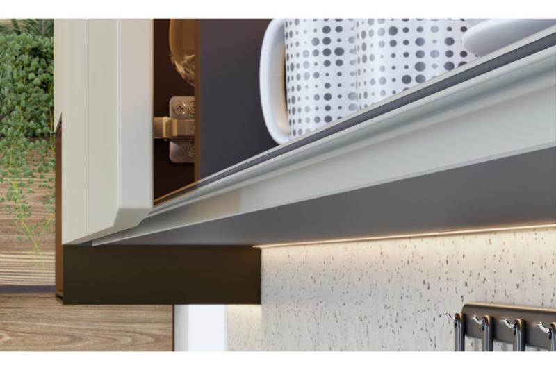 GTV VELLO profil, sistem brez ročajev, vrtljiv, L=3000 mm, 18 mm, Al, aluminij 1208964238