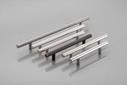 Jeklen ročaj za ograjo l=304mm c=224mm brušeno jeklo 1208965347