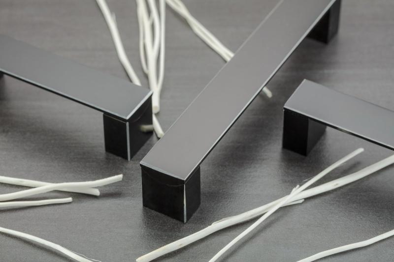 Aluminijasta ročaj ARES C=224 mm črna 1208965476