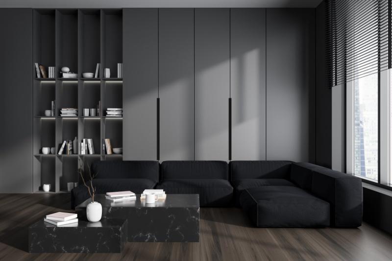 Aluminijasti ročaj HEXA, L=1200 mm, mat črna 1208965516