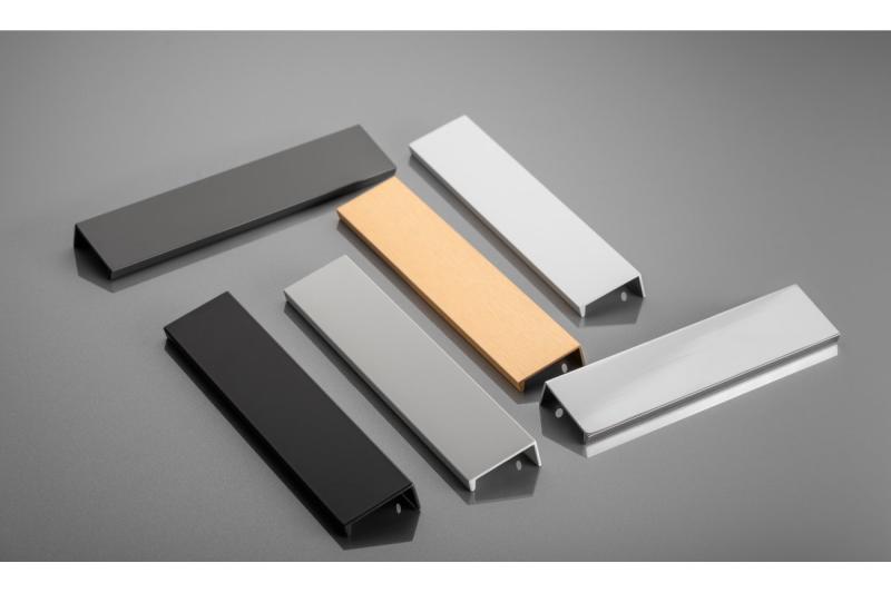 Aluminijasta ročaj HEXI dvojni razmik 96–128 mm/150 mm krom 1208965556