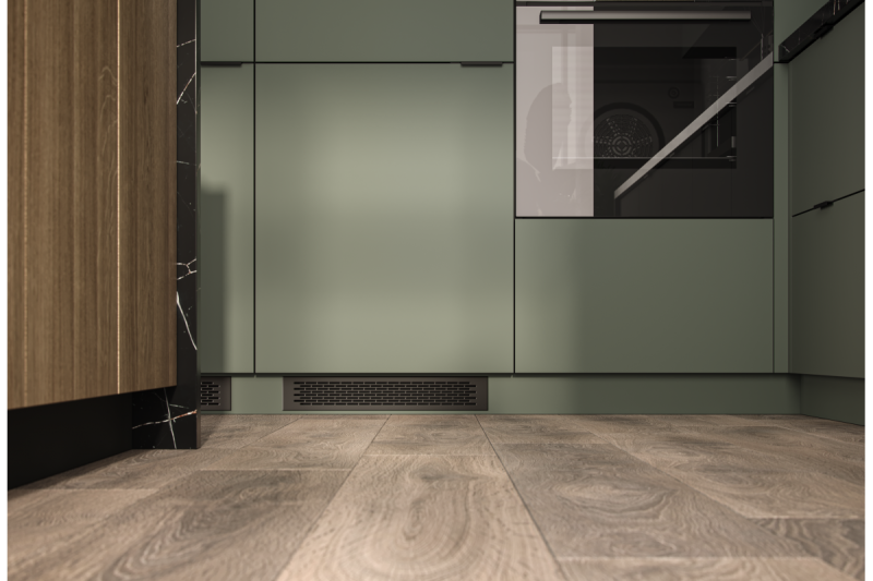 Aluminijasti ročaj HEXI (mat črna) 256mm / 290mm 1208965578