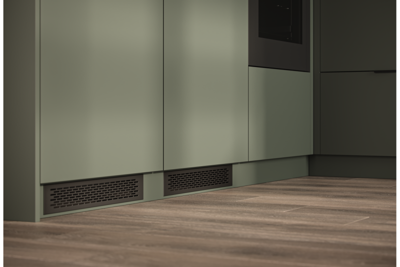 Aluminijasti nosilec GTV HEXI, C= 64, L=96, mat črn 1208965589