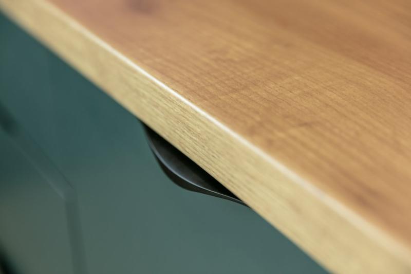 Nosilec iz aluminija PICADO C=352/796/18 mm mat črna 1208965647