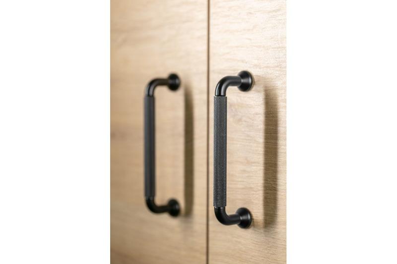 Aluminijasti ročaj STRUCTURE C=128 mat črna 1208965648