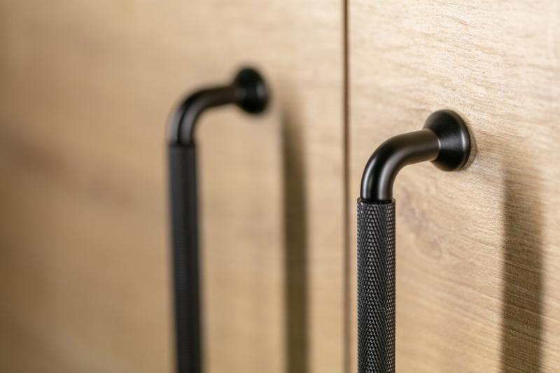 Aluminijasti ročaj STRUCTURE C=192 mat črna 1208965649