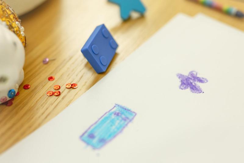 Gumijasti ročaj Block blue 1208965669