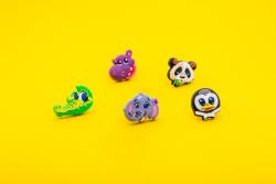 Gumijasti gumb KID panda 1208965684