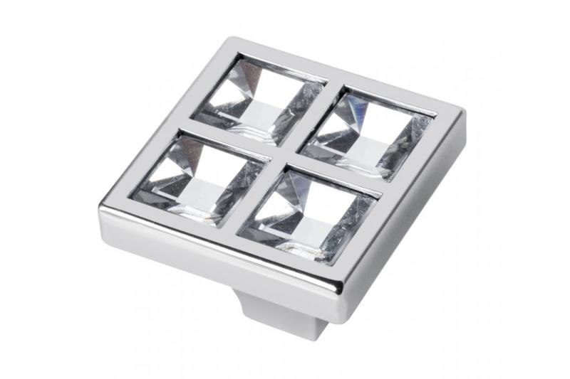 Zamak gumb 02C l = enotočkovni krom 1208965724