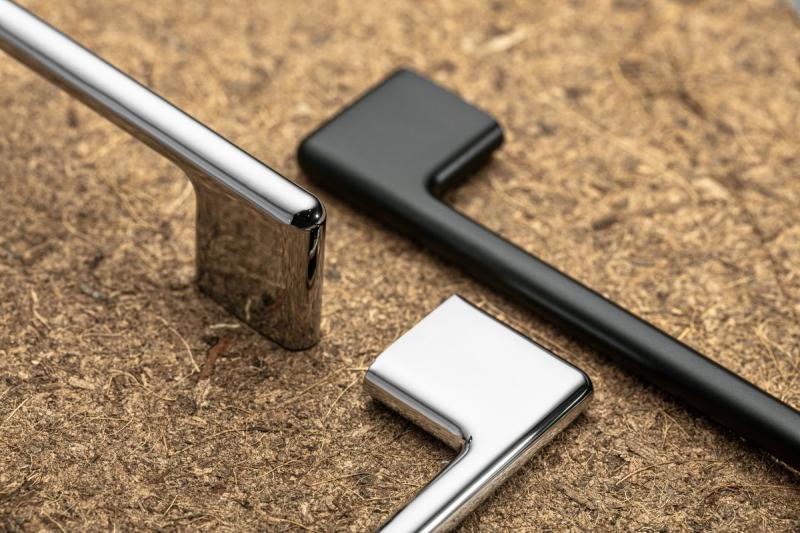 Ročaj Zamak CAPRI, C = 128 mm, mat črna 1208965942