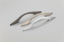 Zamak handle EAST C=128 mm, inox 1208965991