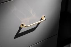 Bracket FABRICIO C=128 mm brass 1208965995