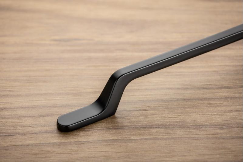 Zamak handle FLAVIO C=160 mm black matt 1208966020