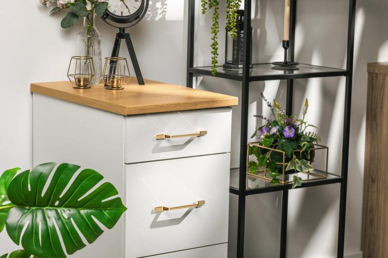 Bracket FLAVIO C=96 mm brass 1208966030