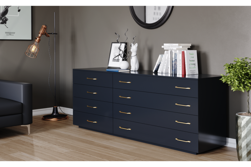 Zamak handle FLAVIO C=96 mm gold brass 1208966032