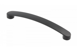 Zamak handle GENOA, length 160 mm, matt black 1208966093