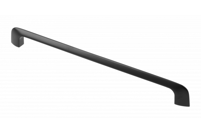 Zamak handle MILANO C=256 mm black matt 1208966115