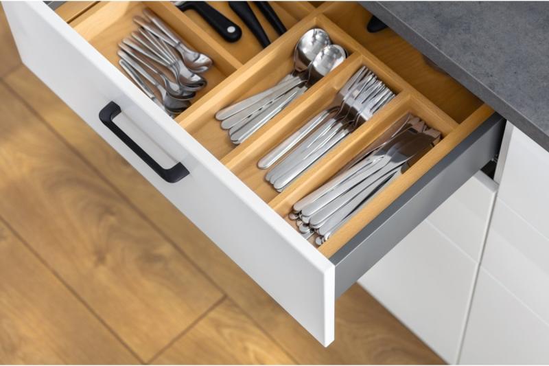 Zamak handle MILANO C=256 mm black matt 1208966115