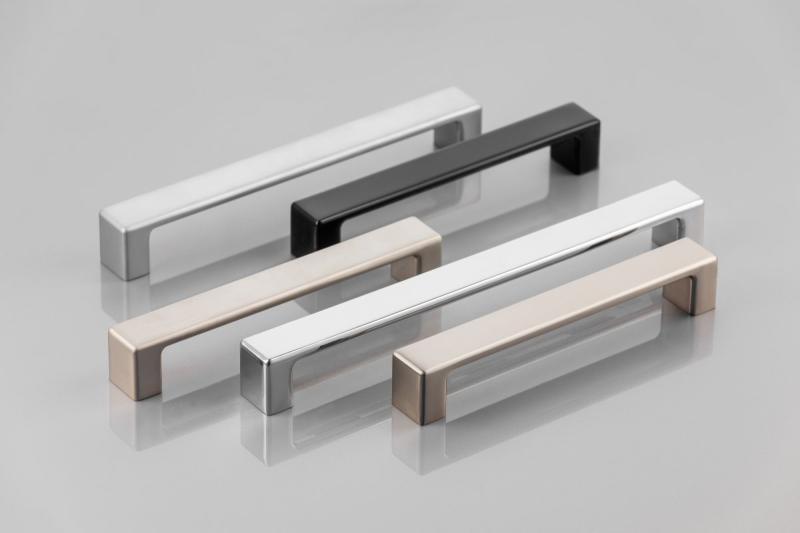 Zamak handle MODENA, C= 128 mm, inox 1208966118