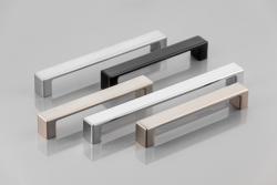 Zamak handle MODENA, C= 160 mm, aluminum 1208966121