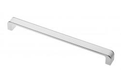 Zamak handle MONA C=256 mm chrome/white 1208966132