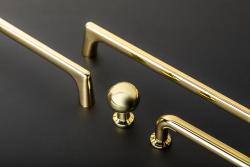 Ročaj Zamak OCTAVIO C = 128 mm sijoče zlato 1208966160