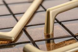 OCTAVIO ročaj iz zamaka, C=128 mm, zlata, krtačena 1208966162