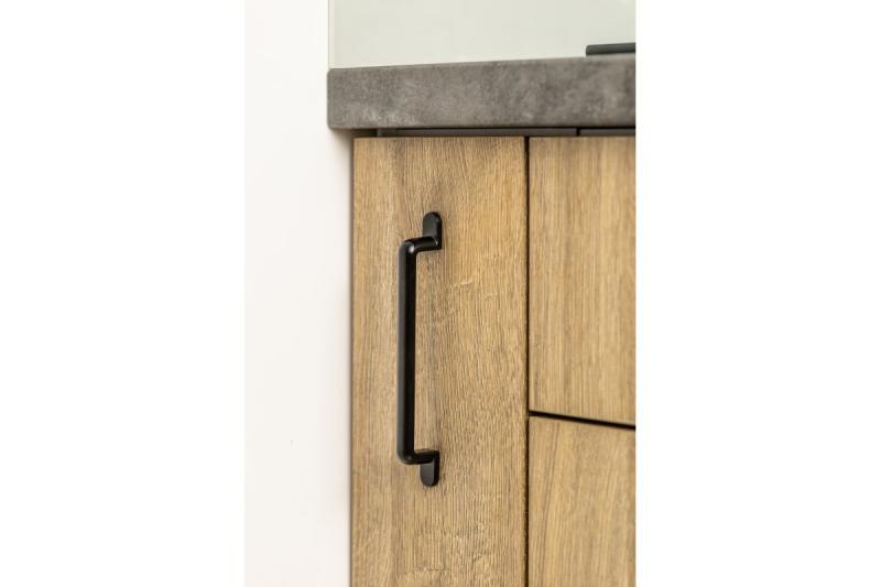 Ročaj Zamak OTTO C = 128 mm črna mat 1208966177