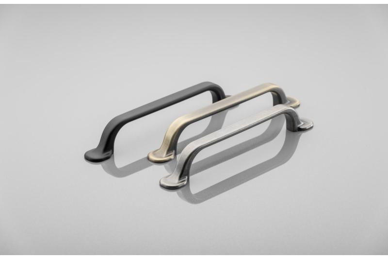 Ročaj Zamak RETRIS C = 128 mm črna mat 1208966193