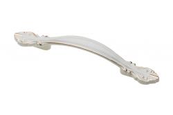 Ročaj Zamak ROYAL2 C=96mm bel/zlat 1208966196