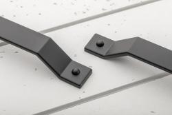 Ročaj Zamak STEP C = 160 mm črna mat 1208966205