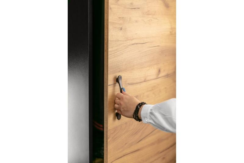 Ročaj Zamak VENICE C = 128 mm črna mat 1208966229