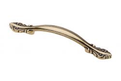 Zamak ročaj WERONA C=128 mm starinsko medenina 1208966253