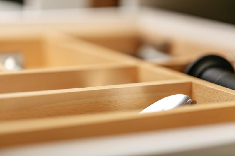 Dekor Cutle Pribor Pladenj Nastavljiv pladenj za pribor Barva Bukev 1208966290