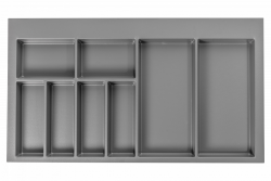 Decoreer bestekbak inzet voor keukenlade 900 antraciet 1208966382 naar het Sloveens: Decor Cutle Jedilni pribor Vložek za Kuhinjski Predal 900 Antracit 1208966382