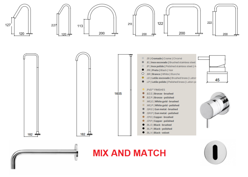 Waterevolution Flow ingebouwde wastafel infraroodsensor op batterijen geborsteld koper T118EBCPE
