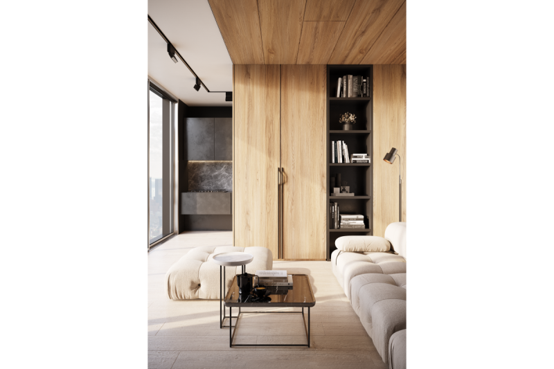 Ročaj za pohištvo GTV GRAVEL, C=3x352 mm, L= 1200 mm, Al, mat črna 1208966973