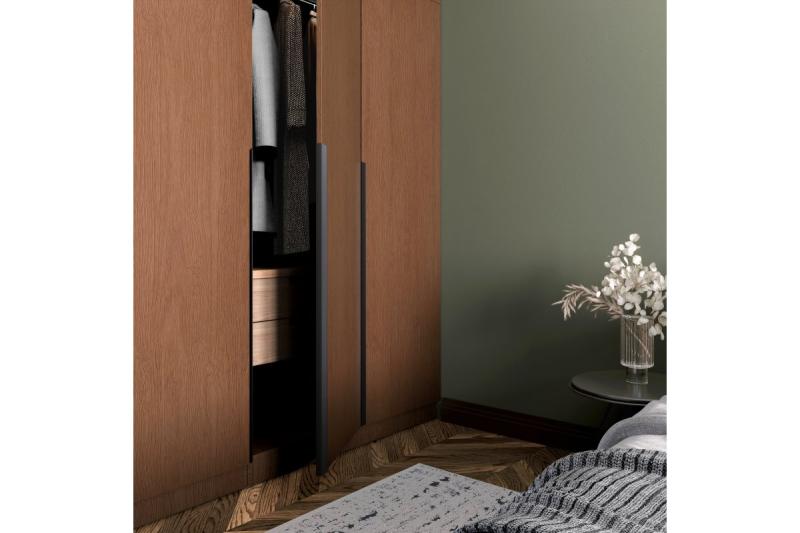 Nosilec pohištva GTV TREX CROSS, C=3x352 mm, L= 1200 mm, Al, črna mat 1208967000